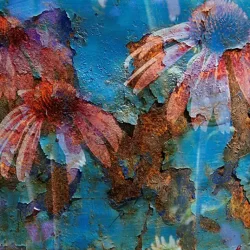 Rustic Flowers - Digital Image